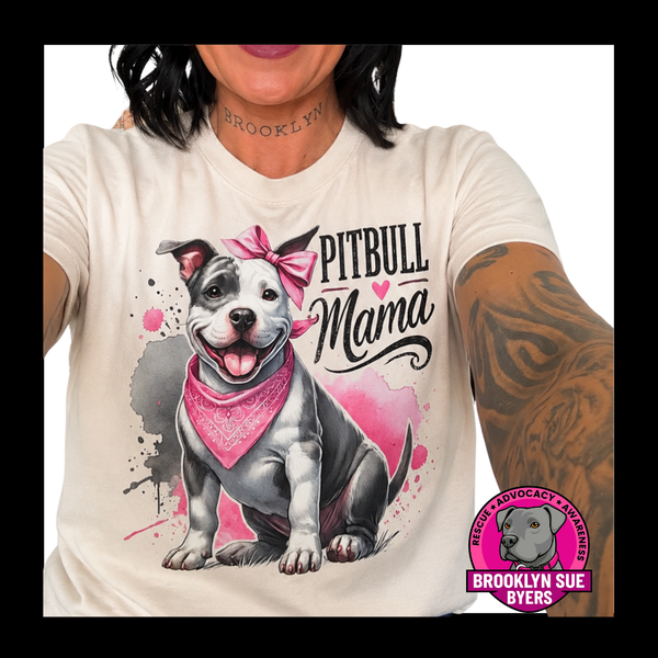 Pitbull Mama with Bow